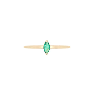 Marquise Green Ring