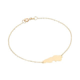 Lebanon Map Bracelet