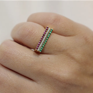 Fuschia Bar Ring