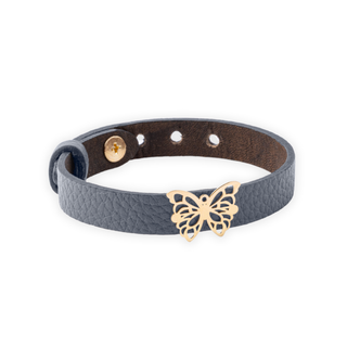 Butterfly Leather Bracelet