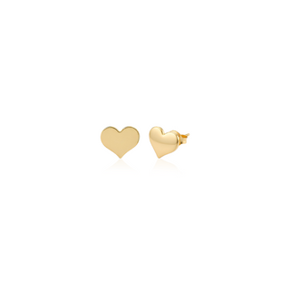Heart Earrings- 18k Gold earrings