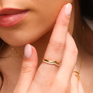 V-Shape Plain Ring