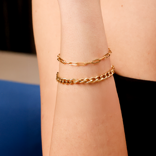 Paper Clip Link Bracelet