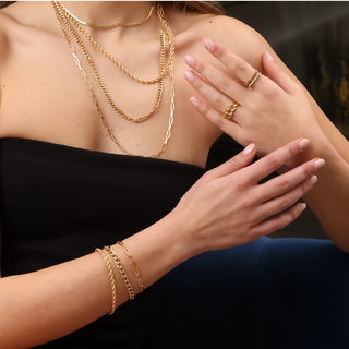 Paper Clip Link Bracelet