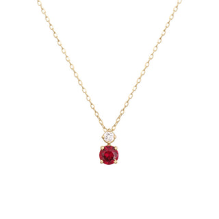 Red Round Necklace