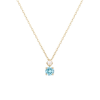 Aqua Round Necklace