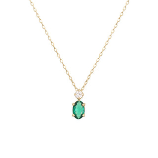 Green Oval Necklace