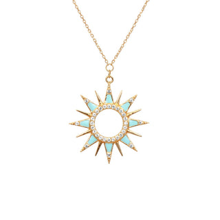 Sunshine Enamel Pendant