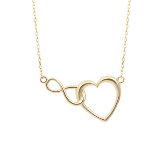 Heart Infinity Necklace