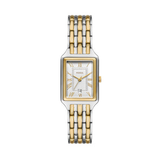 Fossil-Raquel Three-Hand Date Two-Tone Stainless Steel Watch