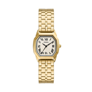 Fossil-Harlow Three-Hand Gold-Tone Stainless Steel Watch