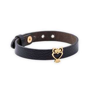 Owl Leather Bracelet