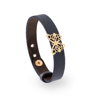 Butterfly Leather Bracelet