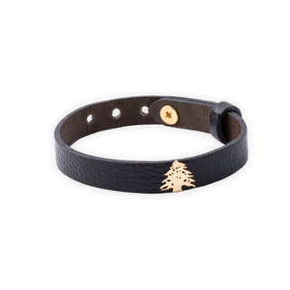 Cedar Leather Bracelet