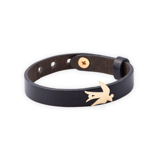 Bird Leather Bracelet