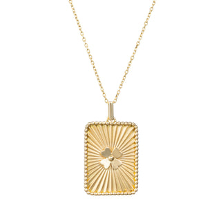 Flower Medallion Necklace