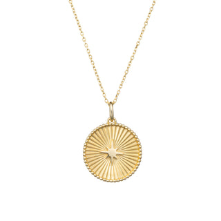 Starlight Round Medallion Necklace