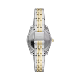 Fossil-Scarlette Mini Three-Hand Date Two-Tone Stainless Steel Watch