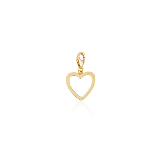 Heart Frame Charm Pendant
