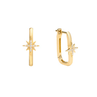 Starlight Square Earrings