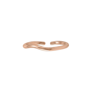 Fluid Pink Gold Ring - 18k Pink Gold Ring