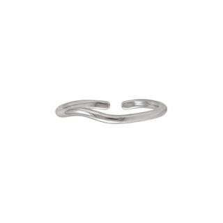 Fluid White Gold Ring - 18k White Gold Ring