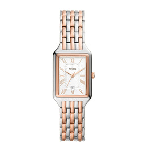 Fossil-Raquel Three-Hand Date Two-Tone Stainless Steel Watch