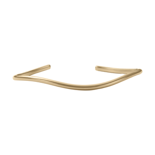 Fluid Yellow Gold Bangle - 18k Yellow Gold Bangle