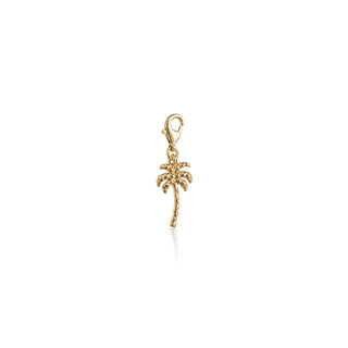 Palm Charm Pendant - 18k Yellow Gold Charm