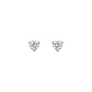 Solitaire Stud Earrings