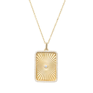 Medallion Diamond Necklace