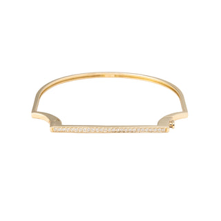 Square Diamond Bangle