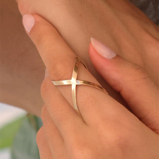 X Plain Ring