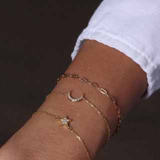 Moon Diamond Bracelet