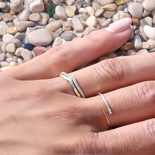 V-Shape Plain Ring