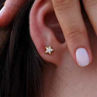 Star Diamond Earrings