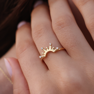 Sun Diamond Ring