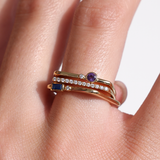 Sapphire Diamond Ring