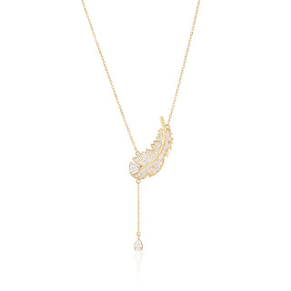 Leaf Y Necklace