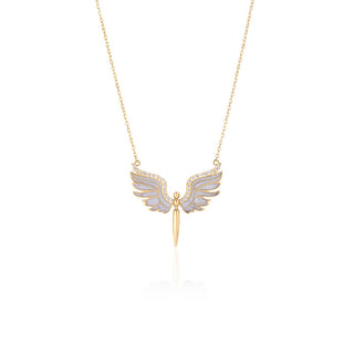 Dragonfly Enamel Necklace