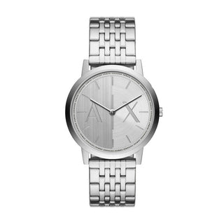 A|X-Armani Exchange Analog Silver Dial