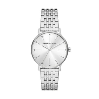 A|X-Armani Exchange Three-Hand Watch with Stainless Steel Bracelet